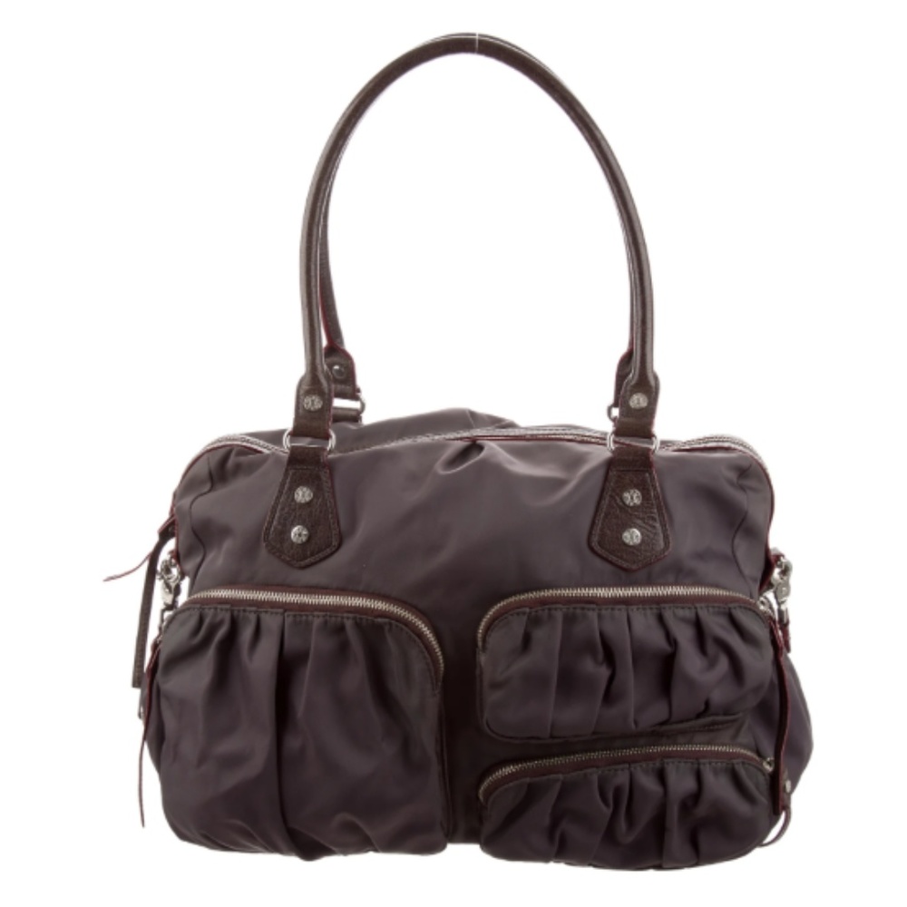 MZ Wallace Kate Bag in Taupe / Green